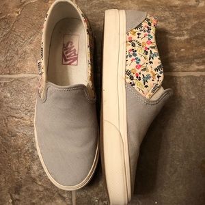 Vans slip on sneakers, size 9